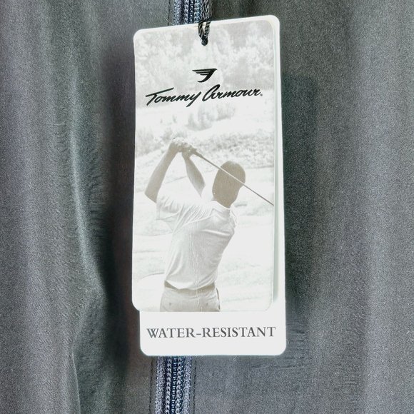 Tommy Armour Men's Water-Resistant Full Zipper Wind Breaker Jacket 2265-14, XL - Picture 7 of 9